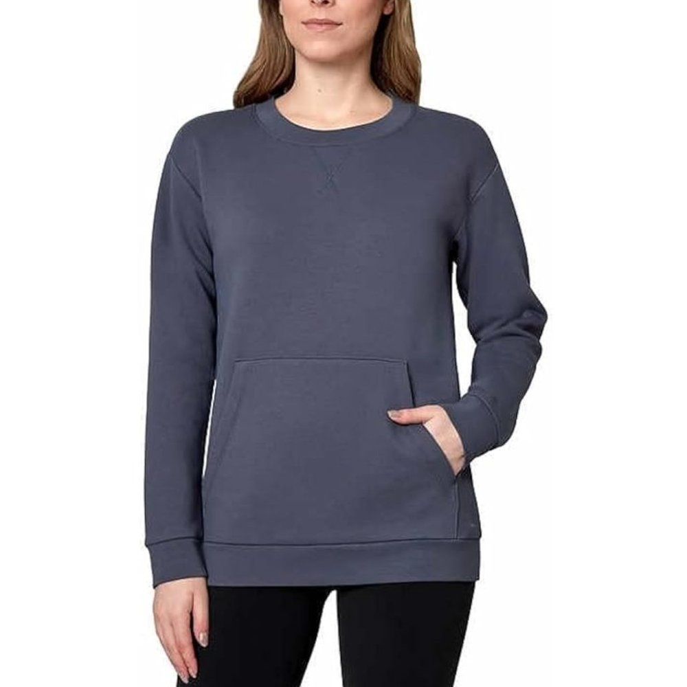 NWT Mondetta Women's Everyday Crew Neck Kangaroo Sweatshirt Size M $60 GG395